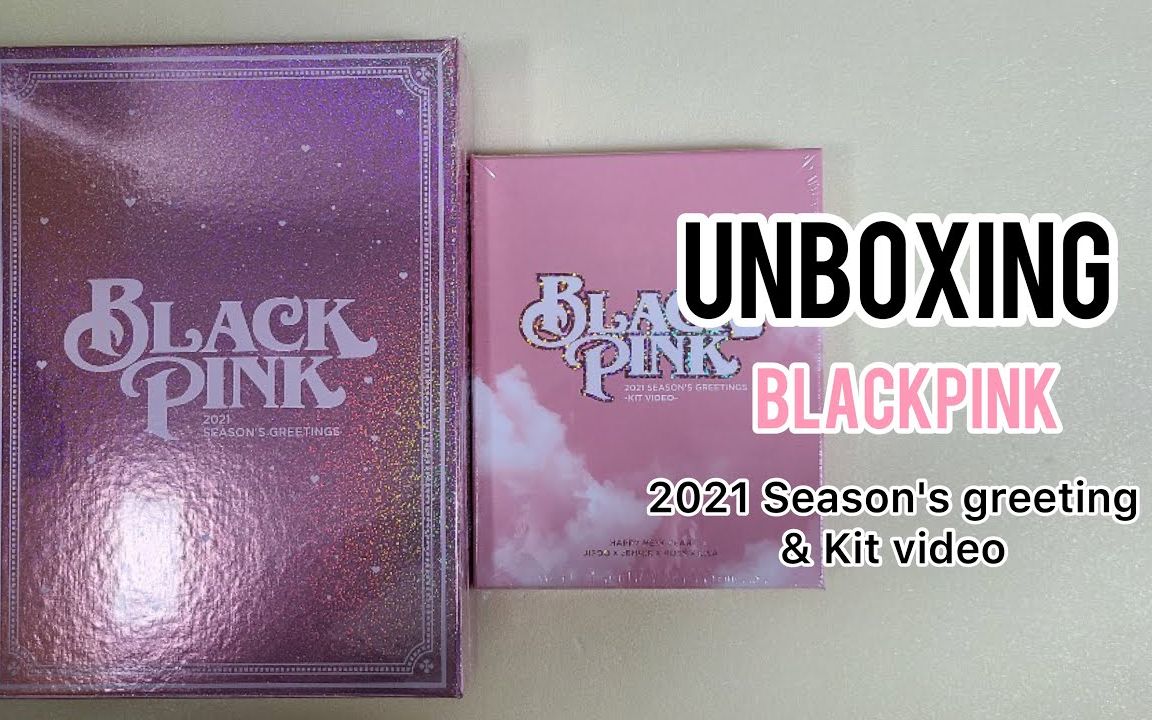 blackpink绝美花仙子造型粉墨2021年历seasongreeting开箱