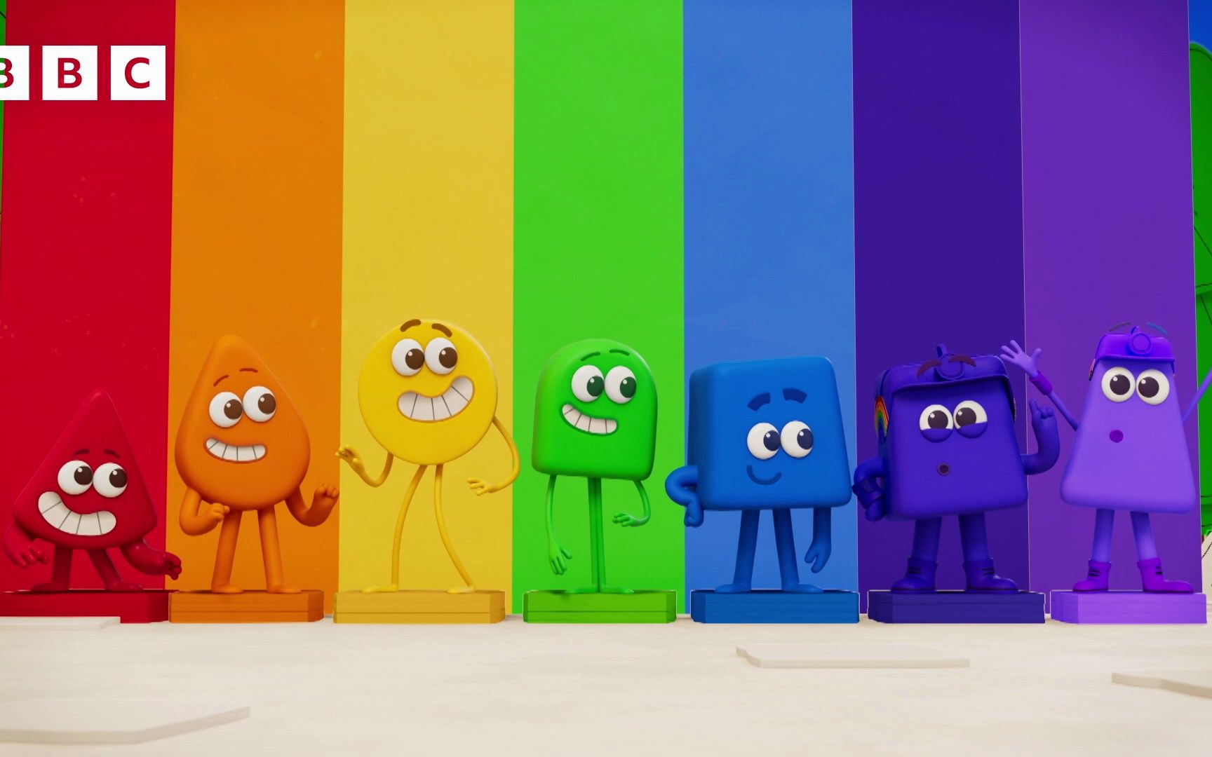 [图]Colourful SONG for Kids! 🌈 Colourblocks  CBeebies