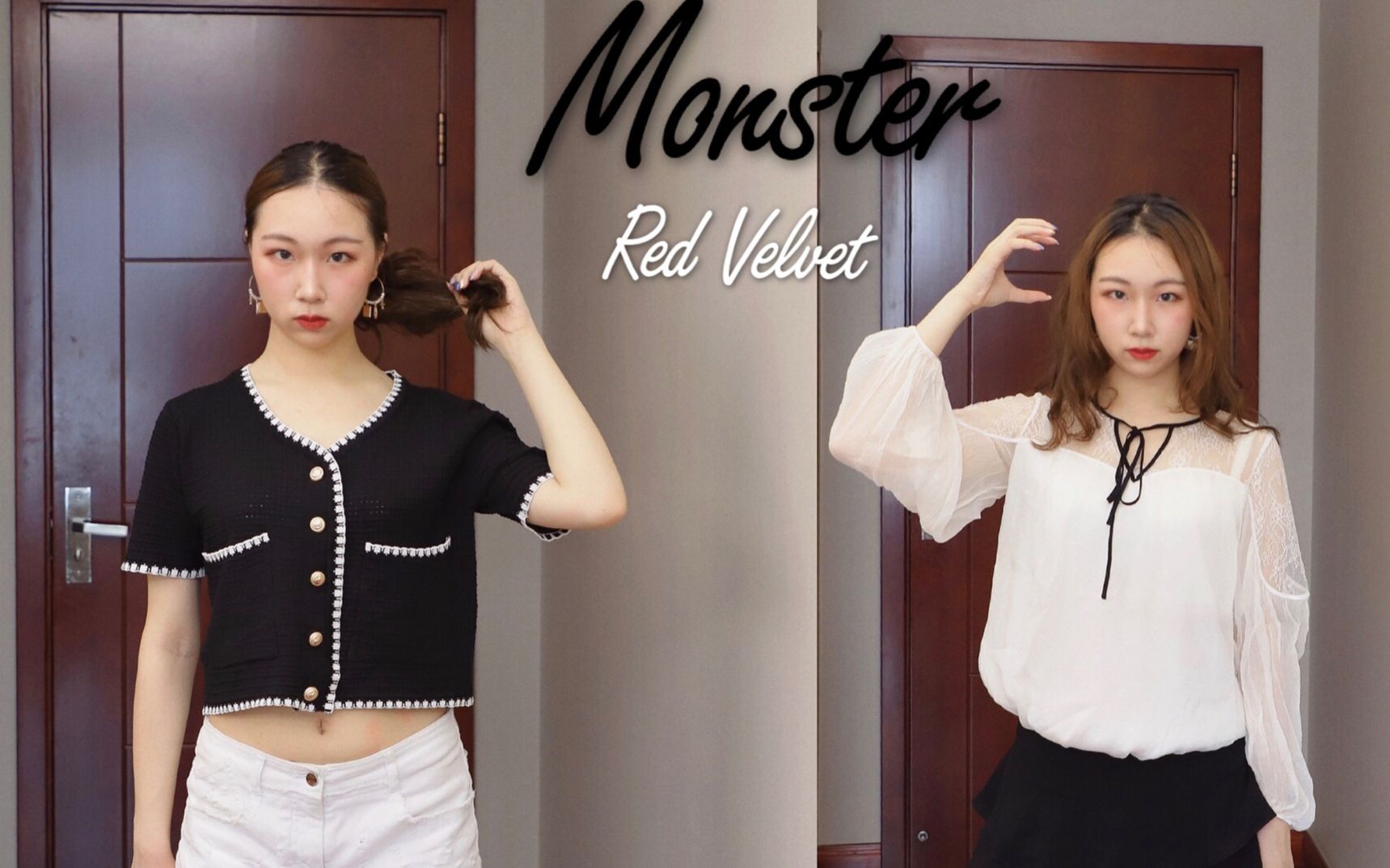 【xiaomoboki】Red Velvet小分队＂Monster＂全曲翻跳哔哩哔哩bilibili