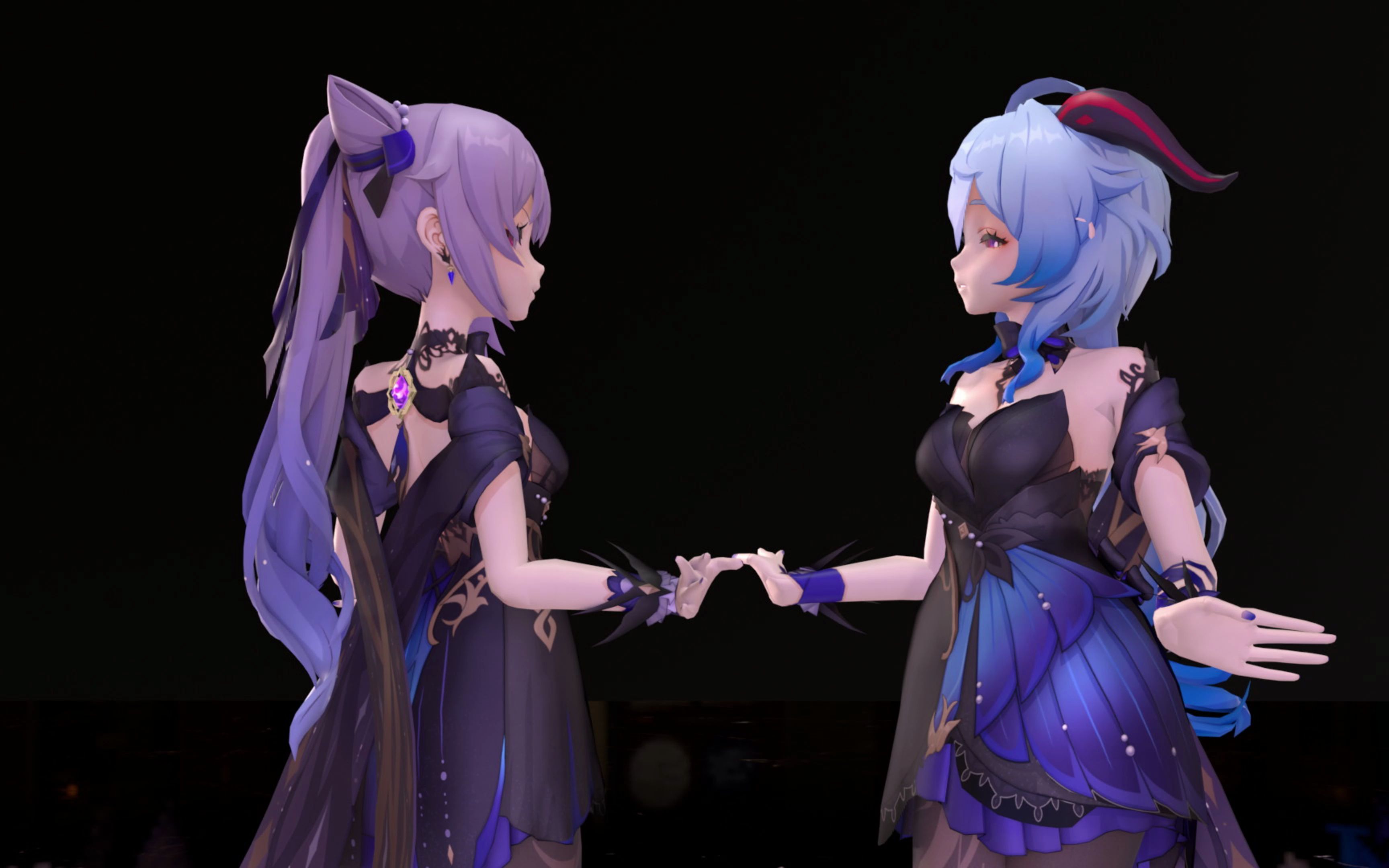 [图]【mmd/心甘晴愿💕】刻晴！这件衣服原来你有两套的吗？彩虹节拍