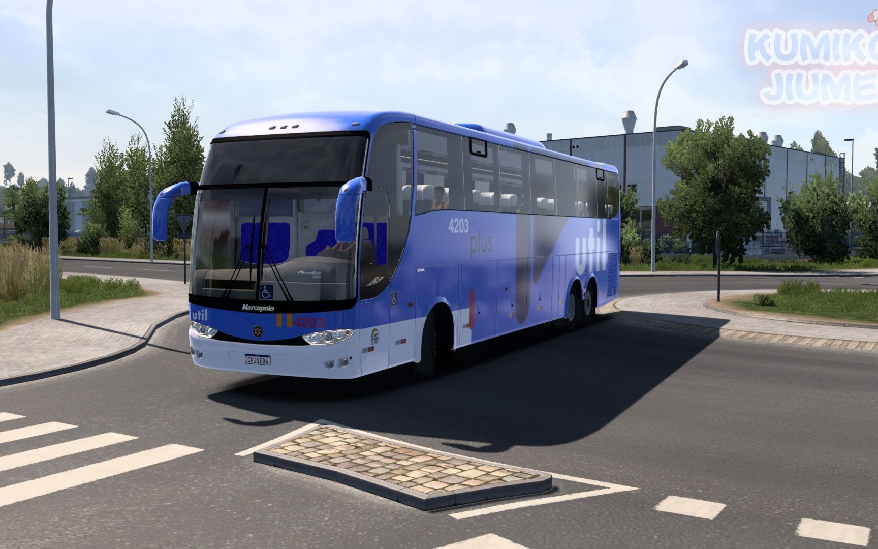 【欧卡2大巴类mod】g6 1200 mb dlc scania modshop 1.43