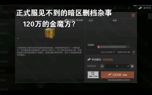 Descargar video: 暗区体验服删档前的最后狂欢以及一些趣事