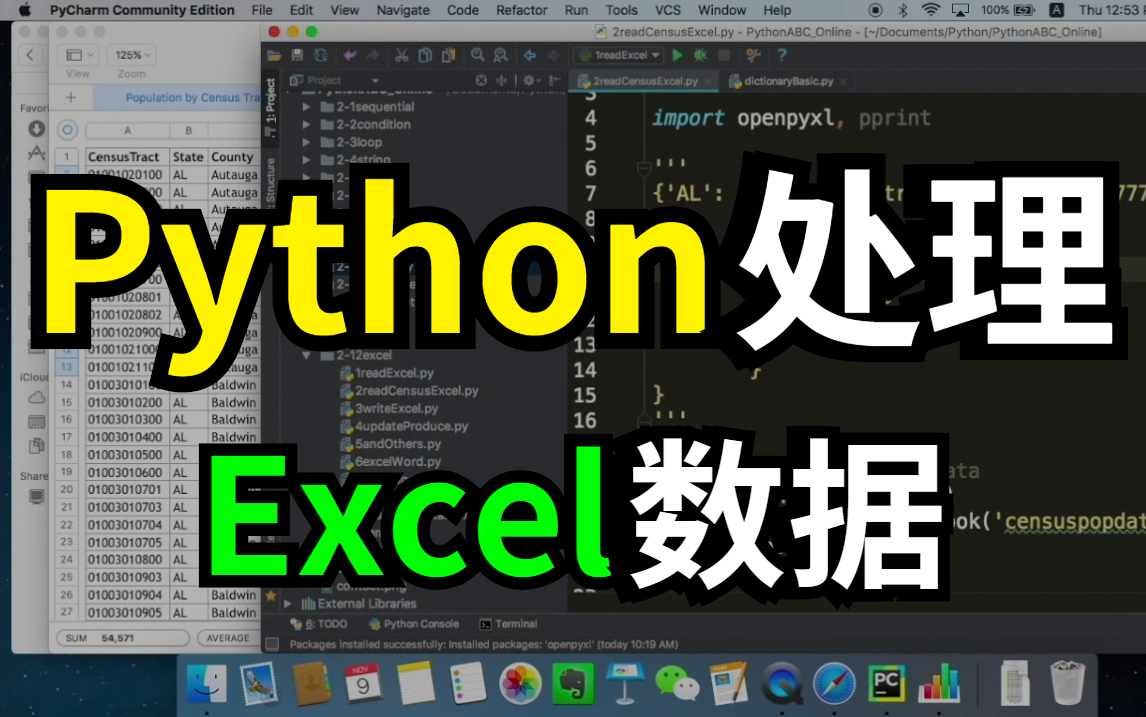 【超详细带案例】人人都能学会!用Python处理Excel数据,高效办公!中文全基础系列教程哔哩哔哩bilibili