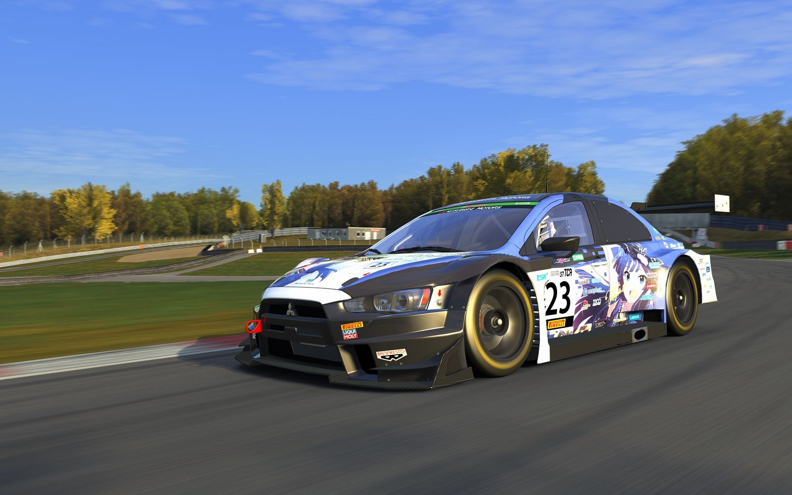 assettocorsaep75好像是gt3的奇怪魔改情怀车三菱lancerevofegt3