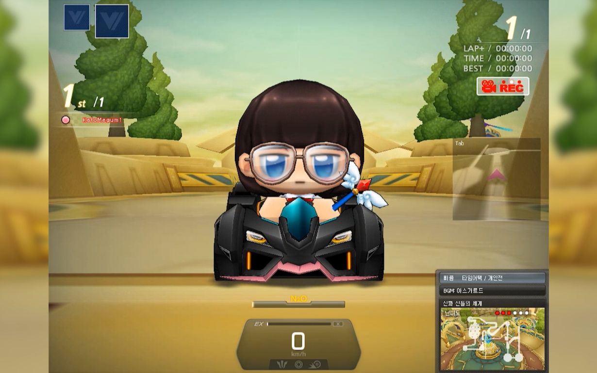 放学,然后试驾棉花糖v1 black edition |【hf跑跑卡丁车】_哔哩哔哩