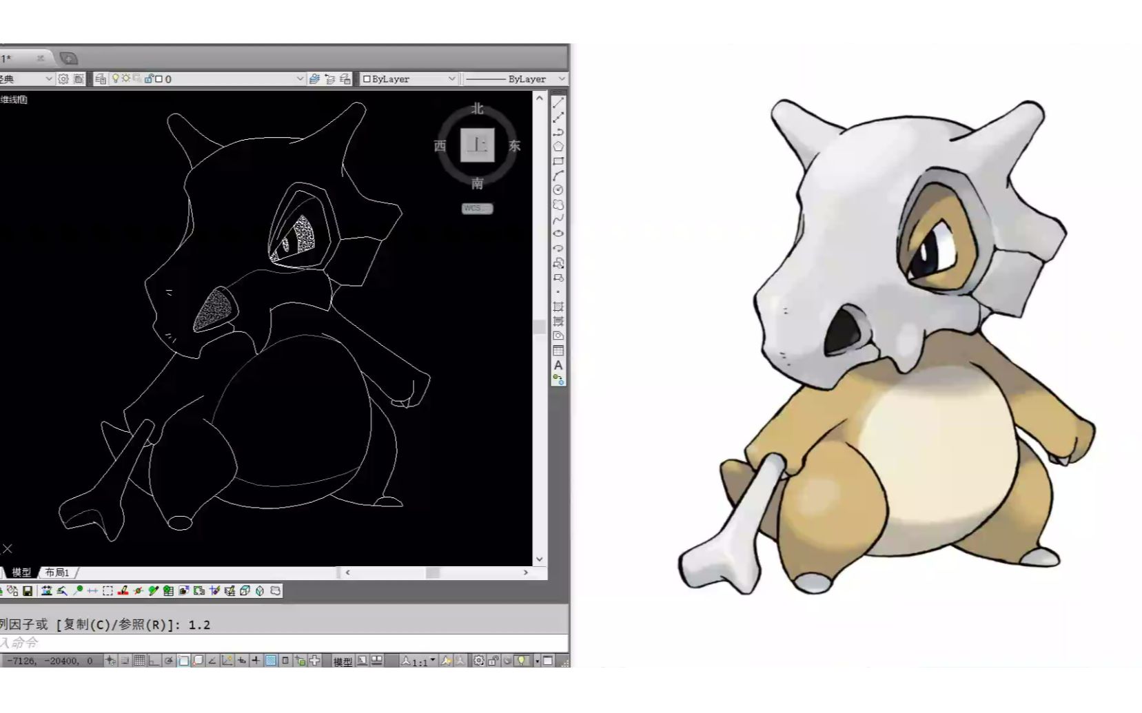 活动作品用cad画卡拉卡拉