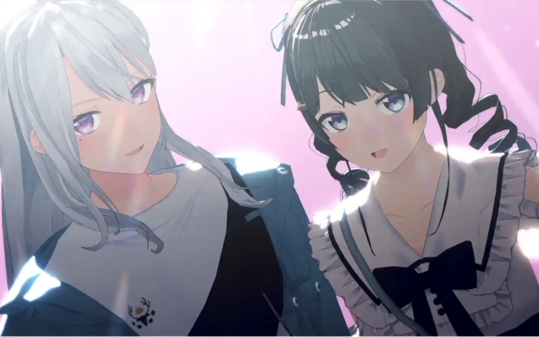 【彩虹社mmd】便装德龙&地雷装美兔 mute【nijisanji】