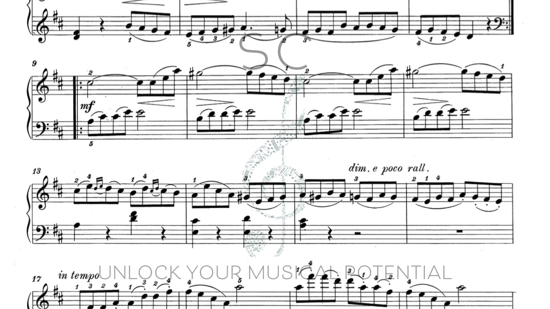 布格缪勒 钢琴进阶练习曲op.100之【娇嫩的花】