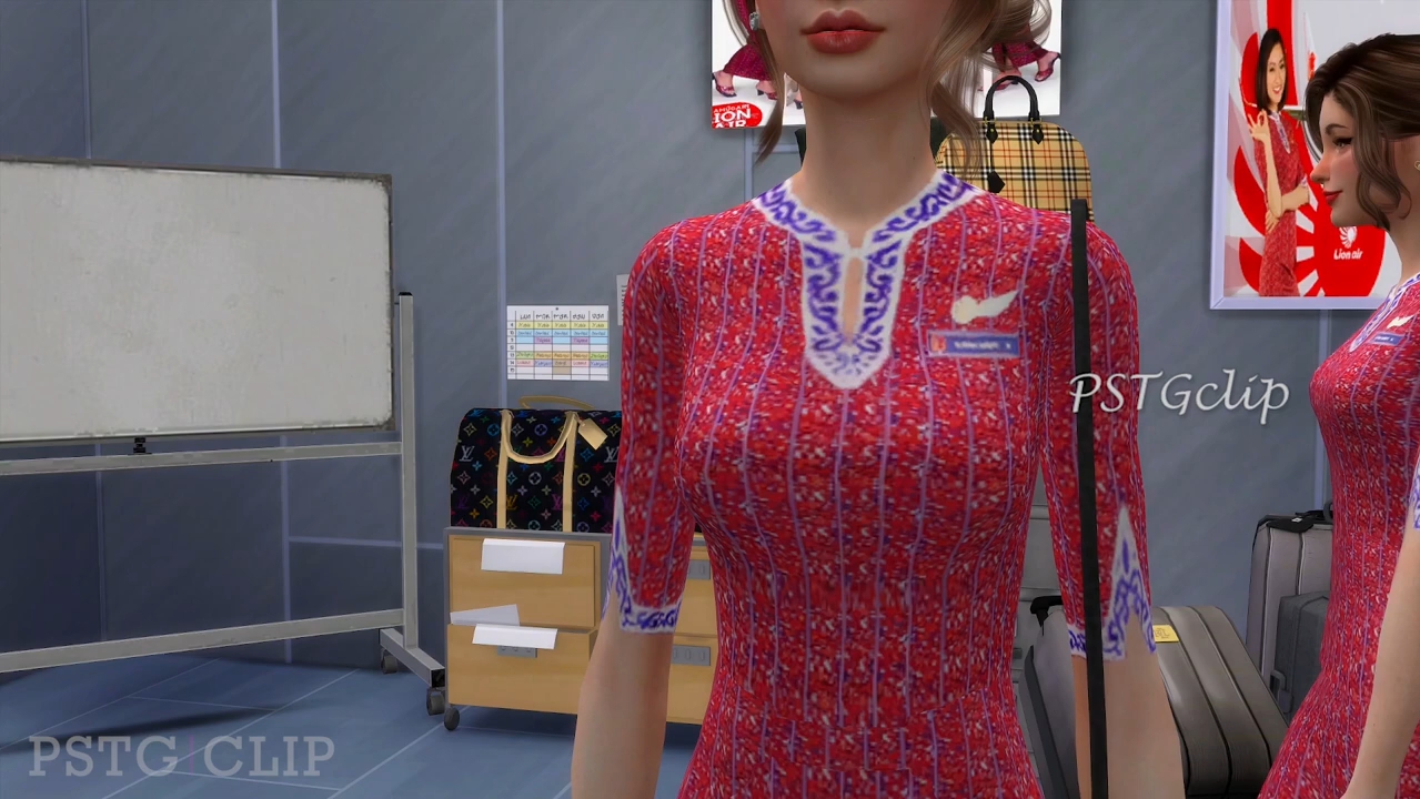 My New Life As A Gorgeous Stewardess | TG Possession | Boy To Girl | Sims4Storie哔哩哔哩bilibili