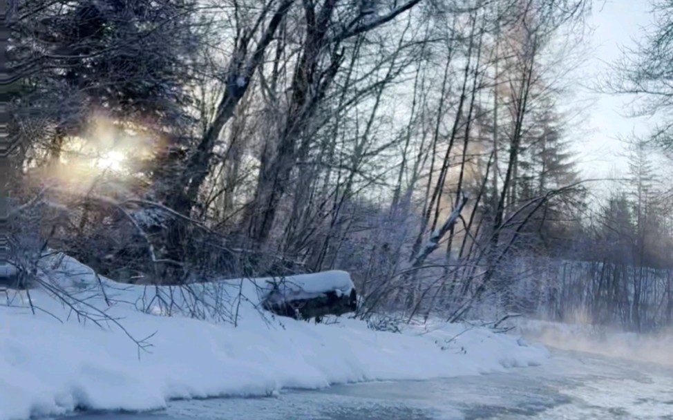 [图]光着脚奔跑丨长白山天池水漂流——赏雾凇、朝阳和雪