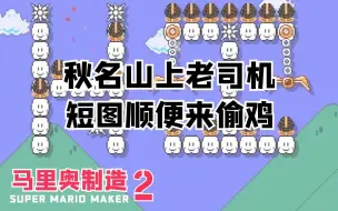 Download Video: 【马里奥制造2】秋名山上老司机，短图顺便来偷鸡