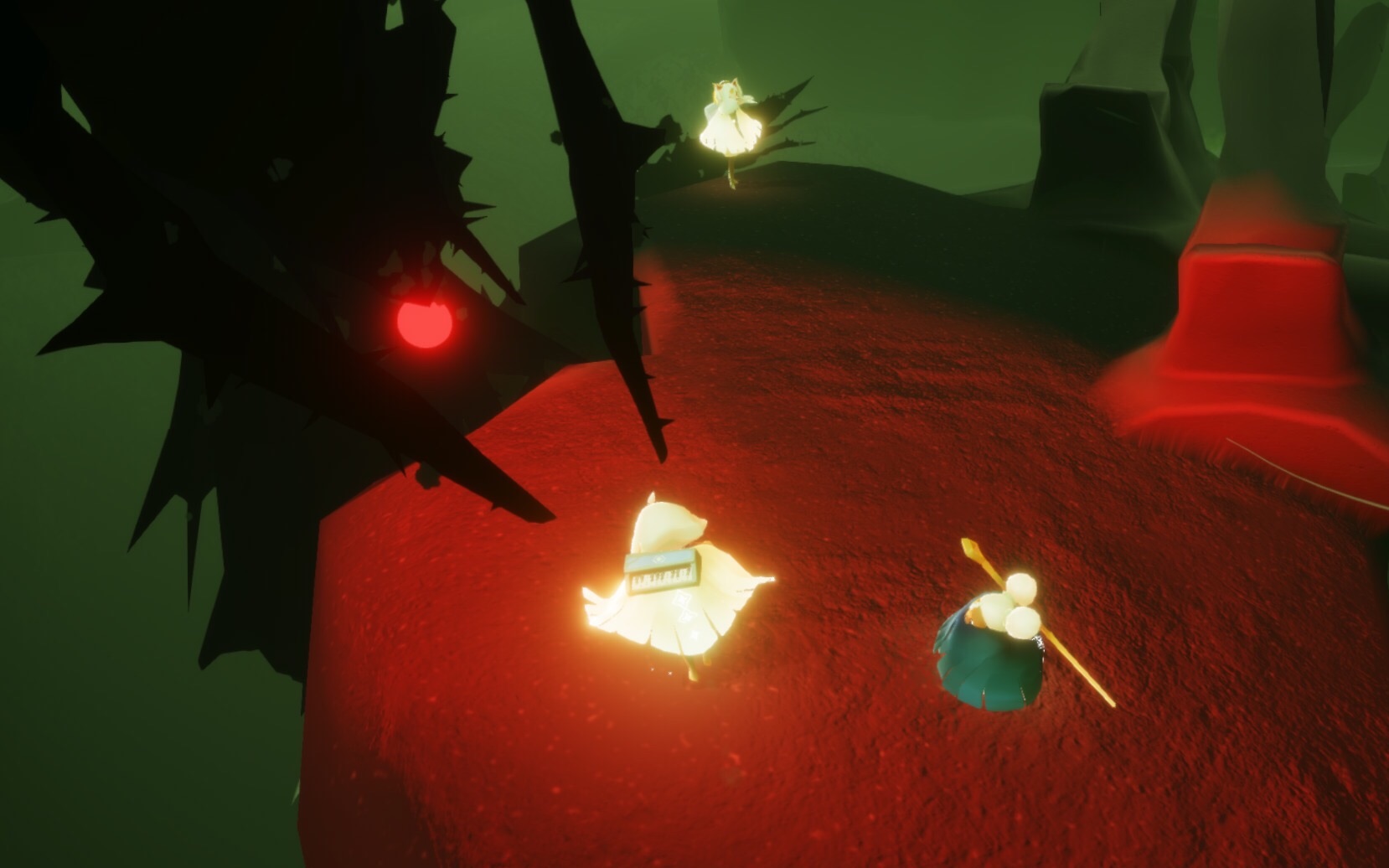 【sky光遇】暮土调戏冥龙 全程高能花式找撞