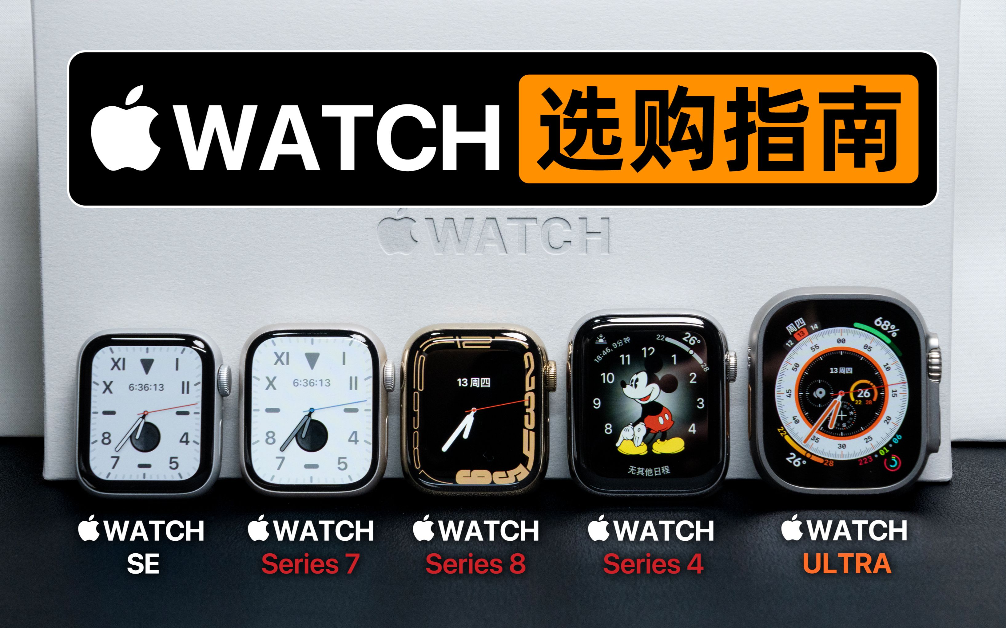 [图]Apple Watch全系选购指南｜附AppleCare+选购建议