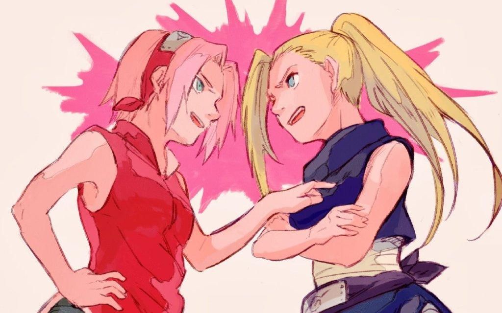 【火影忍者·小樱&井野】这一天你终于绽放了