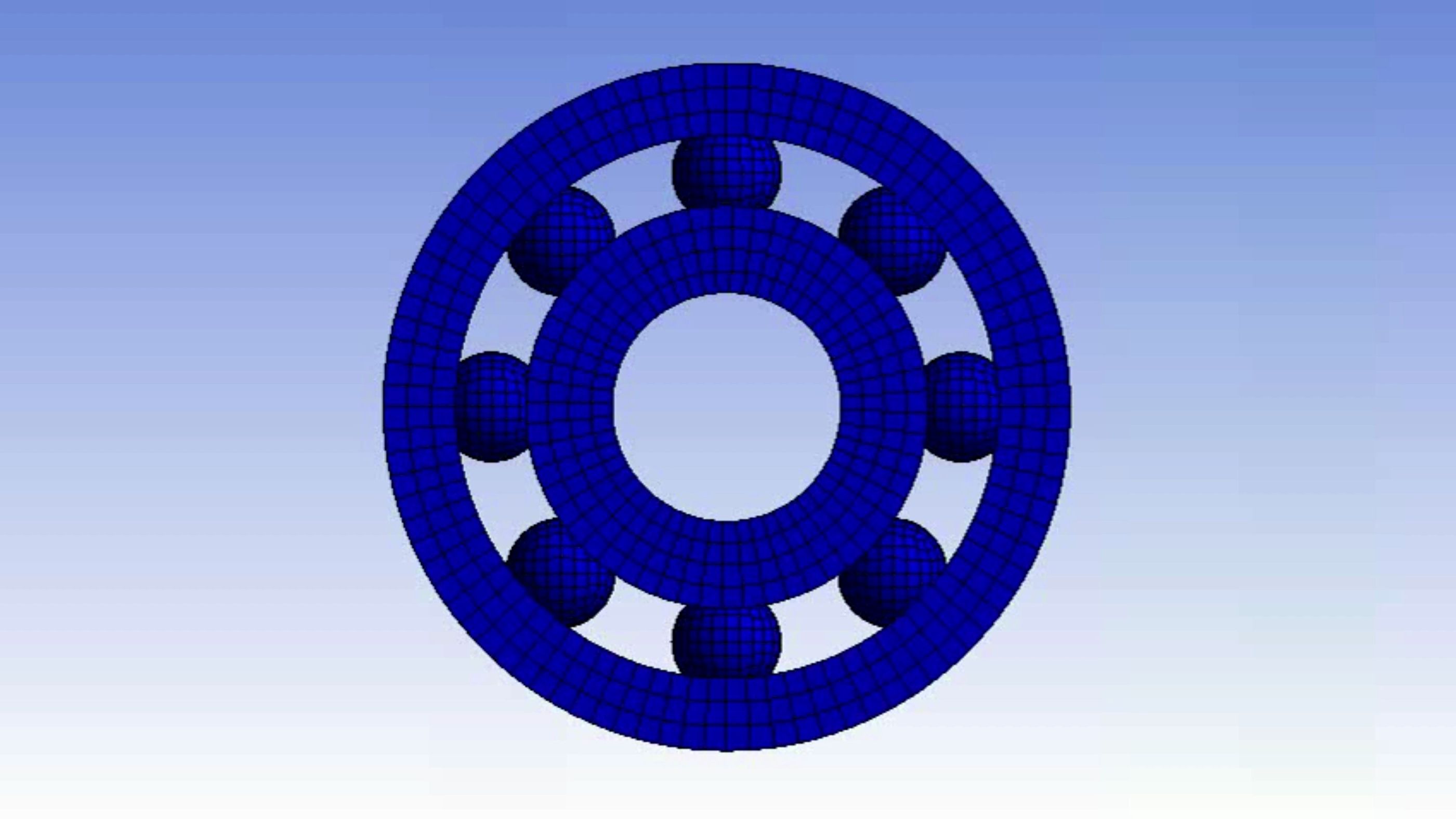 不一样的ansys workbench轴承瞬态动力学仿真,简化模型,去倒角,去圆角,合并面,划分六面体网格.哔哩哔哩bilibili