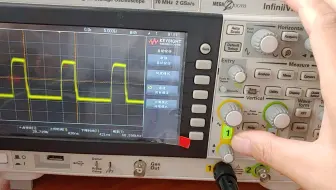 用示波器测试开关电源开关管的驱动信号波形
