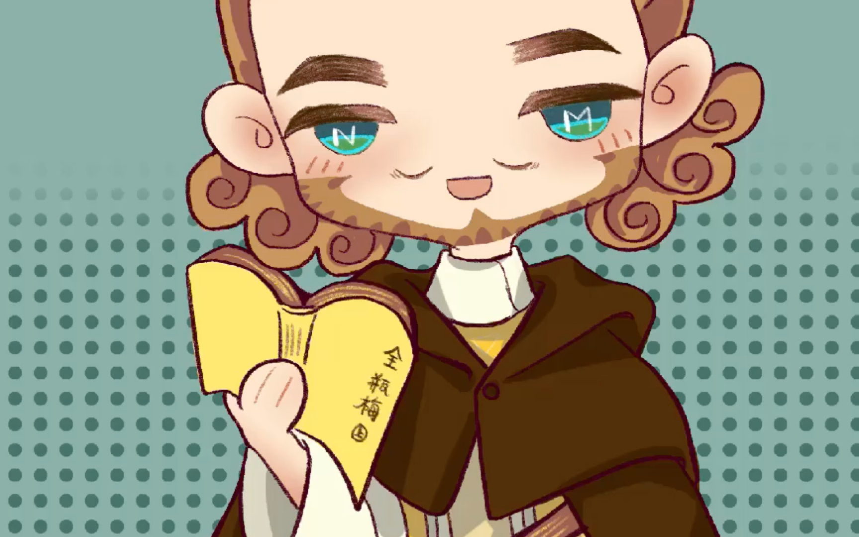 procreate|利玛窦-江南百景图-绘画过程【nimin】