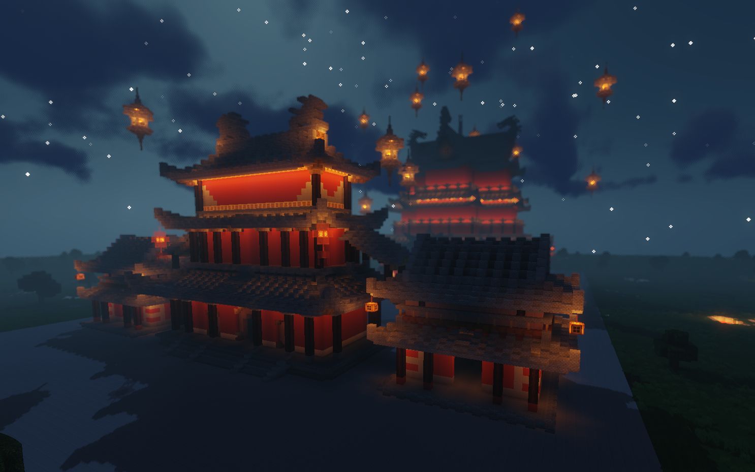 我的世界中式建筑 B站