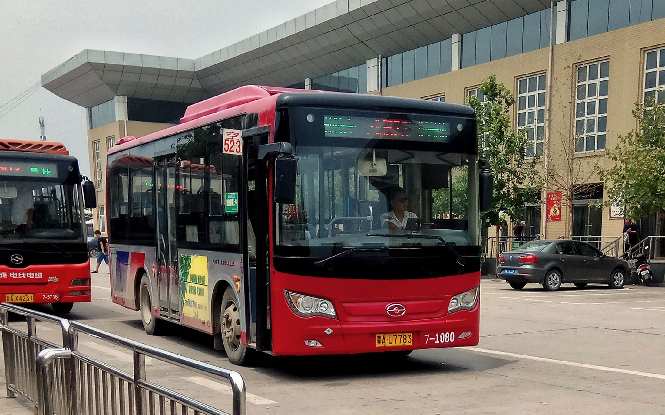 【pov · 一路朝南驶入梅花古镇】石家庄公交523路(藁城汽车站