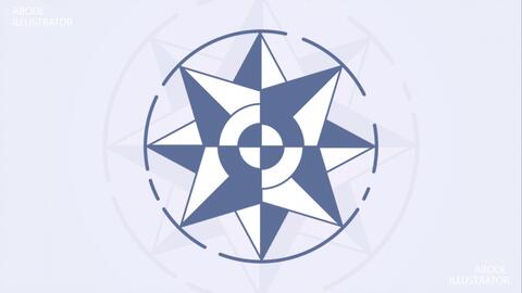 教你简单画八角星 哔哩哔哩 教你简单画八角星 哔哩哔哩