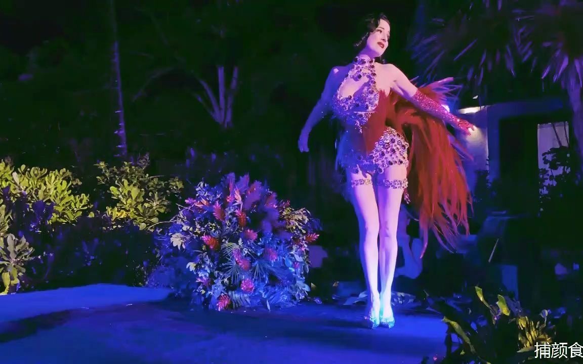 舞娘Dita Von Teese 现场舞蹈演出视频《天堂鸟》6分钟完整版评论见哔哩哔哩bilibili