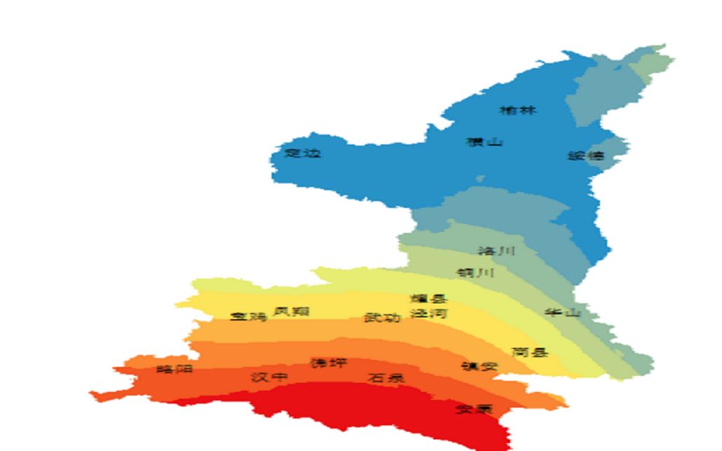 如何利用ARCGIS做陕西省月平均温度插值图哔哩哔哩bilibili