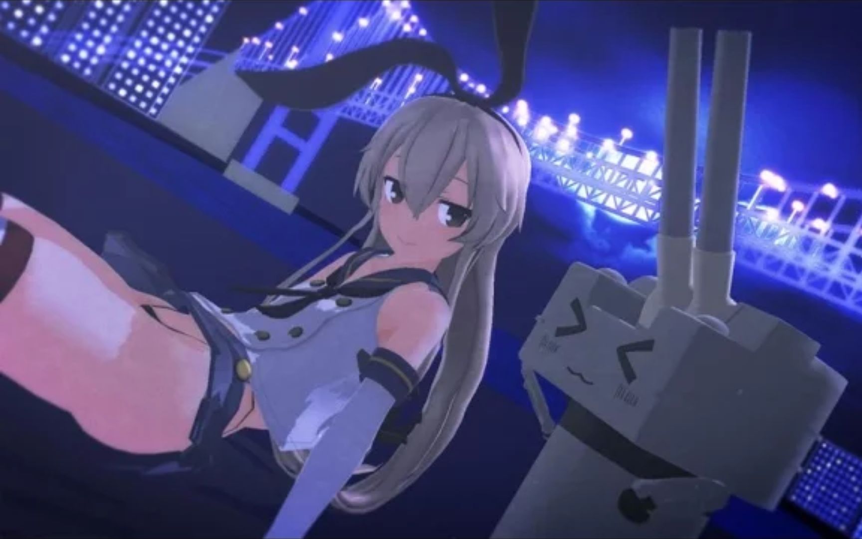 【艦c mmd】shooting star【島風】