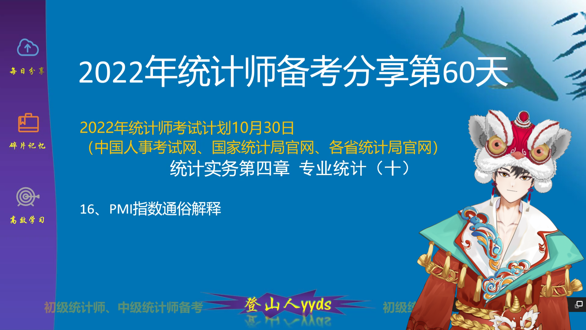 2022年最新统计师备考分享60 统计实务第四章专业统计(十) 2021版教材初级统计师、中级统计师.要点:16、PMI指数通俗解释哔哩哔哩bilibili