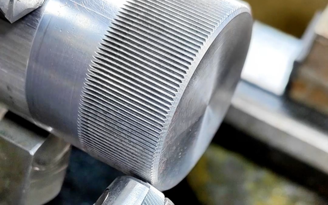 直纹滚花要想做的好看,思路决定了成败,工艺决定了效果 #滚花 #cnc