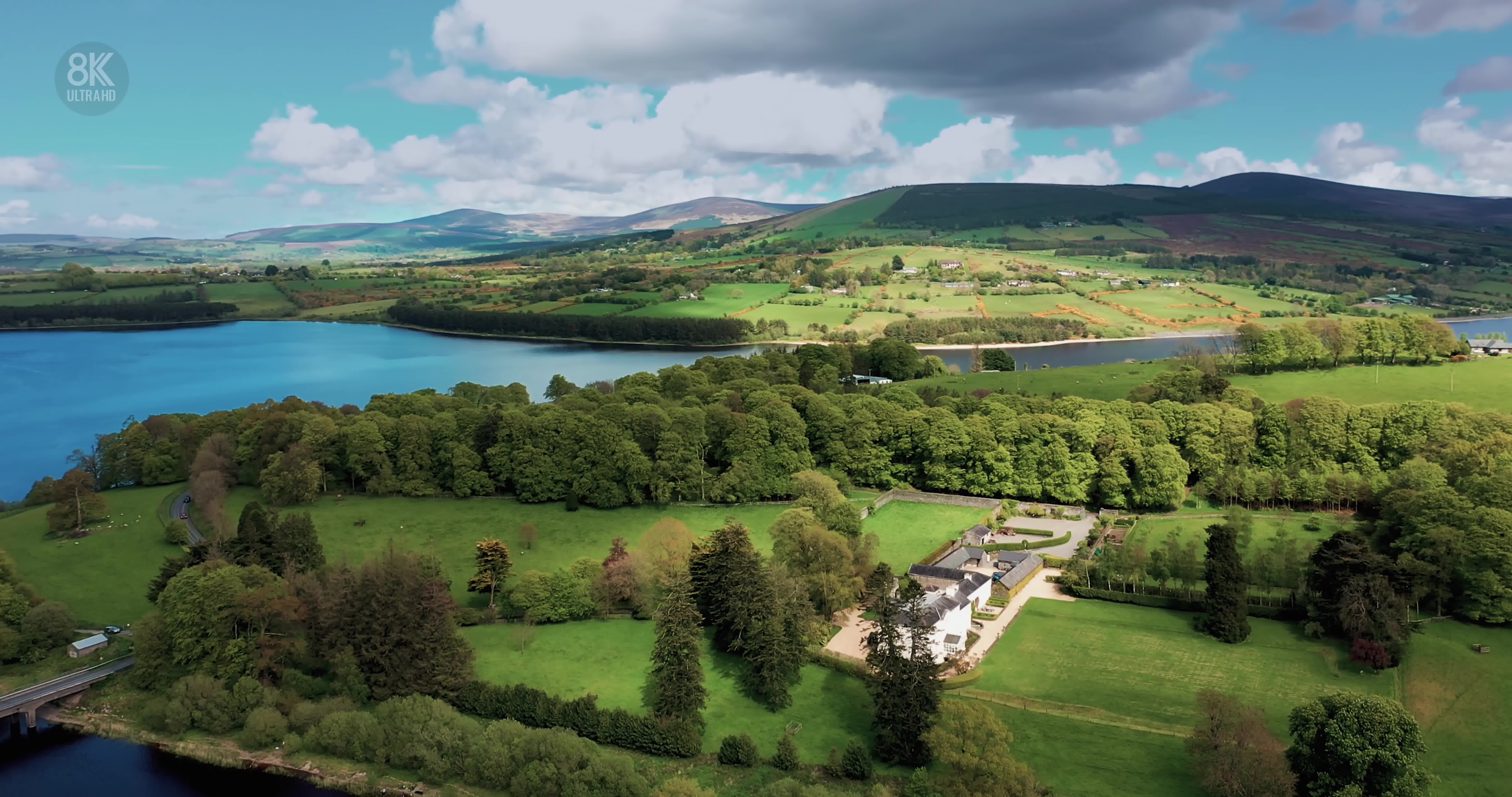 神奇的爱尔兰9490 在8k超高清(每秒60帧)的放松电影中,播放放松