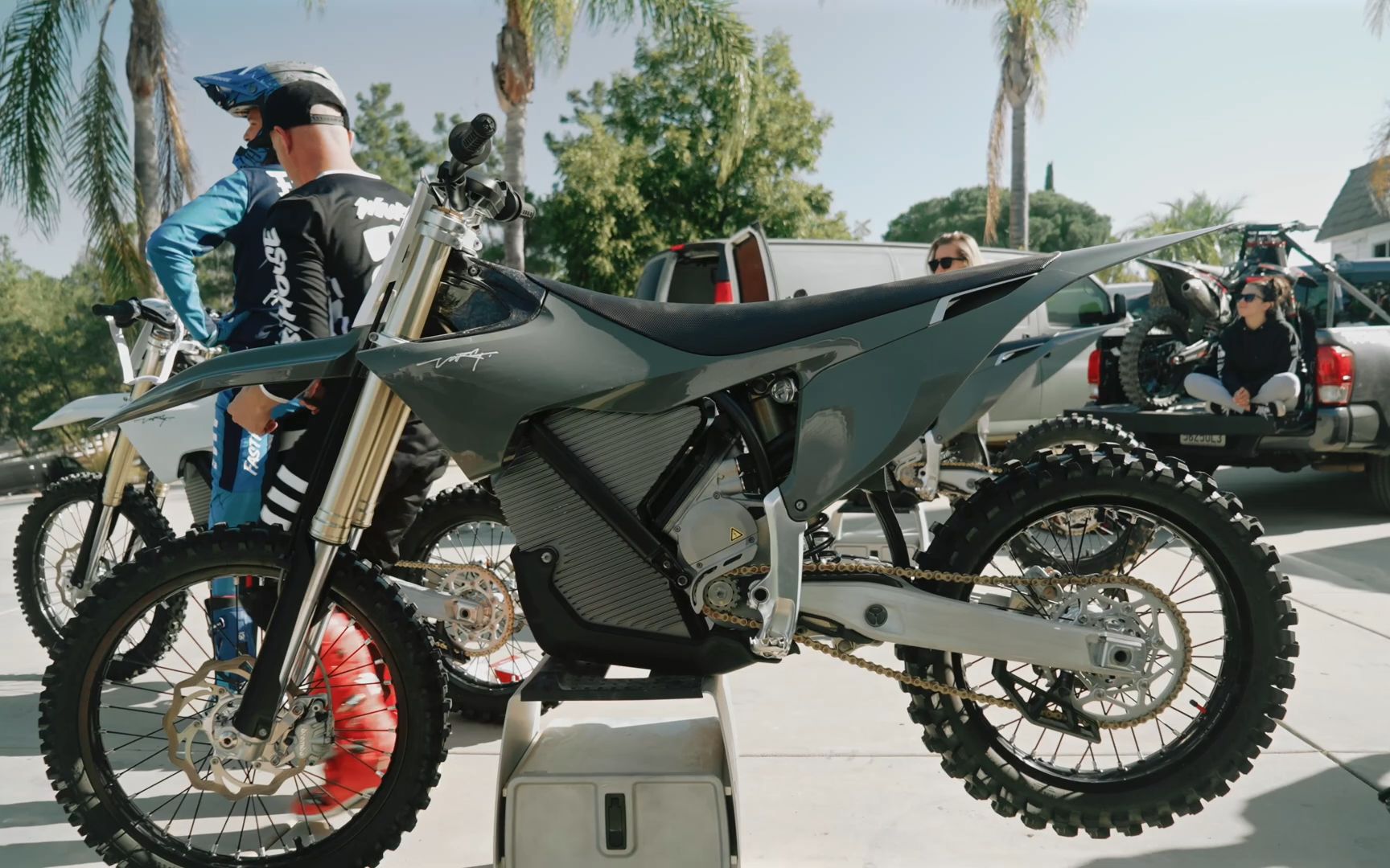 robbie maddison tests the stark varg electric motocross bike!