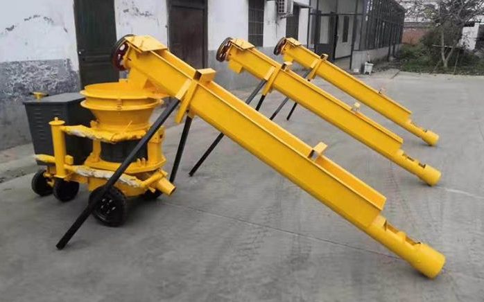 混凝土喷浆机用自动上料机 水泥沙子自动螺旋上料机 节省人工_哔哩