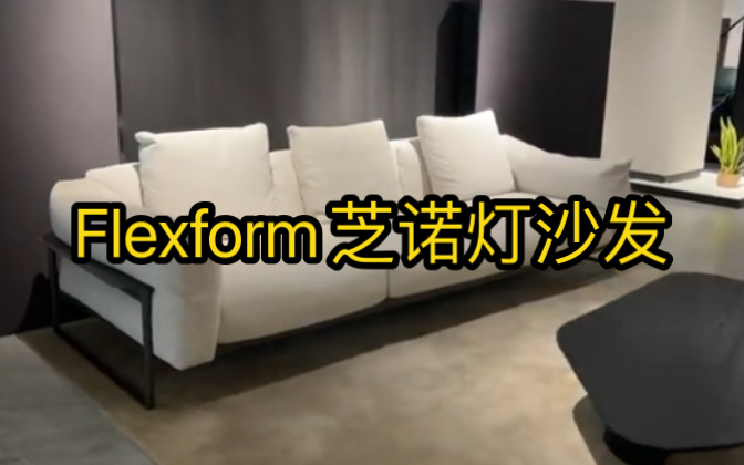 Flexform芝诺灯沙发 意式极简哔哩哔哩bilibili