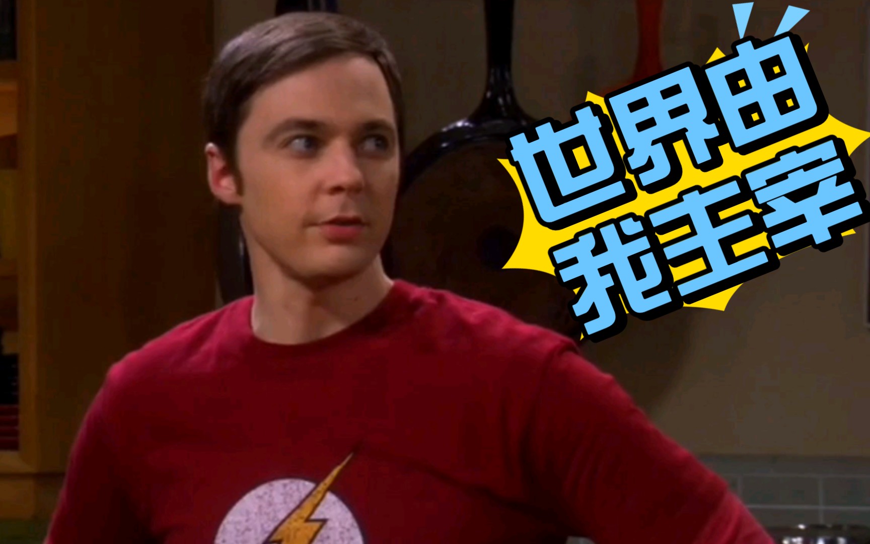 tbbt谢尔顿对佩妮坐自己的专座毫不介意莱纳德他疯了