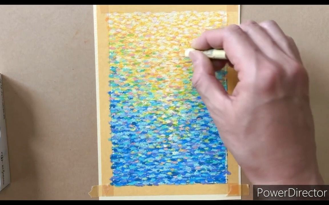 【油画棒】点彩法技术~入门油画棒绘画~点彩画派