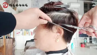 60岁剪一款减龄发型即使满头白发也显年轻时尚老年人发型 哔哩哔哩 Bilibili