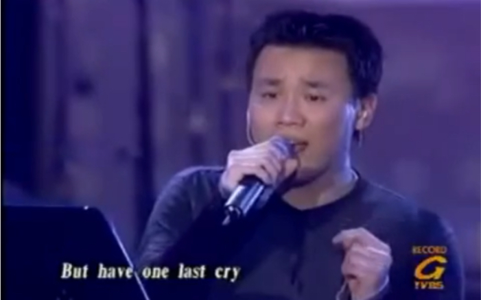 [图][经典现场]陶喆2000年演唱会One last cry 惊为天人的嗓音