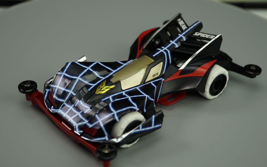 四驱兄弟反派四驱车蜘蛛王s2底盘新款田宫tamiya蜘蛛王