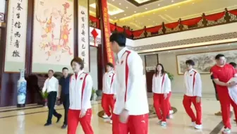寿仙谷的浙队集体活动，顺叶俩人形影不离密不可分