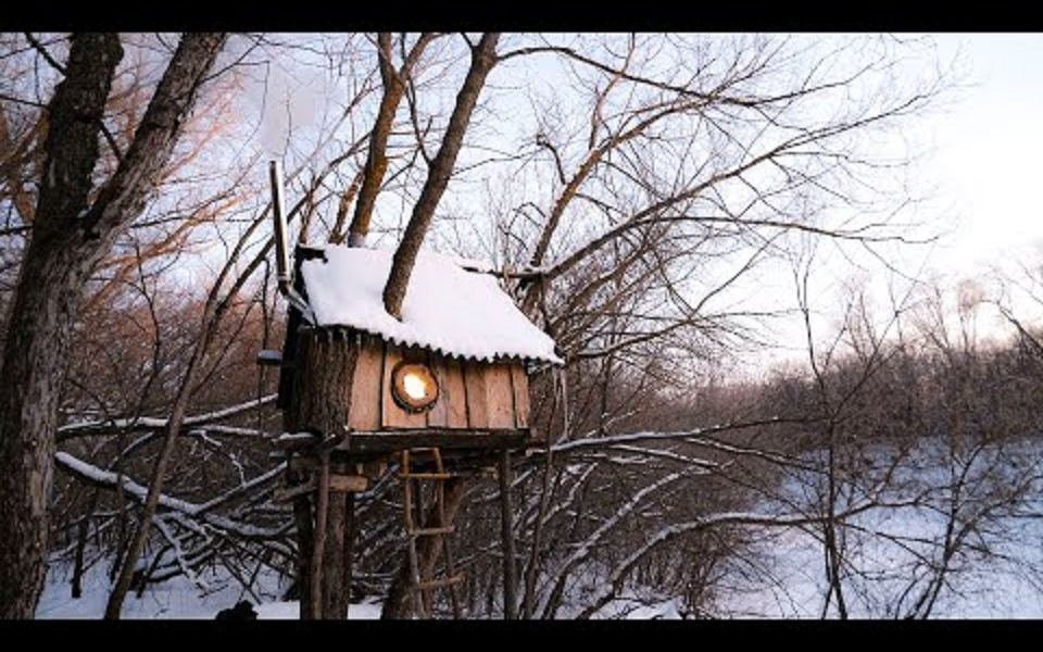 [图]【Forest Paths】树屋生活-建造了最有趣的岸边树屋-极好的冬季庇护所