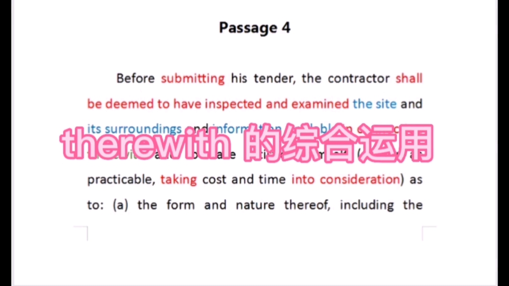 therewith 在英文合同法律翻译中的综合运用哔哩哔哩bilibili