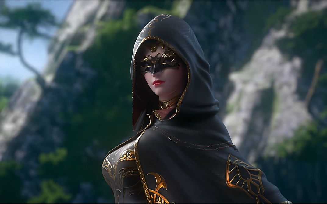 黑袍女王 太显身材了