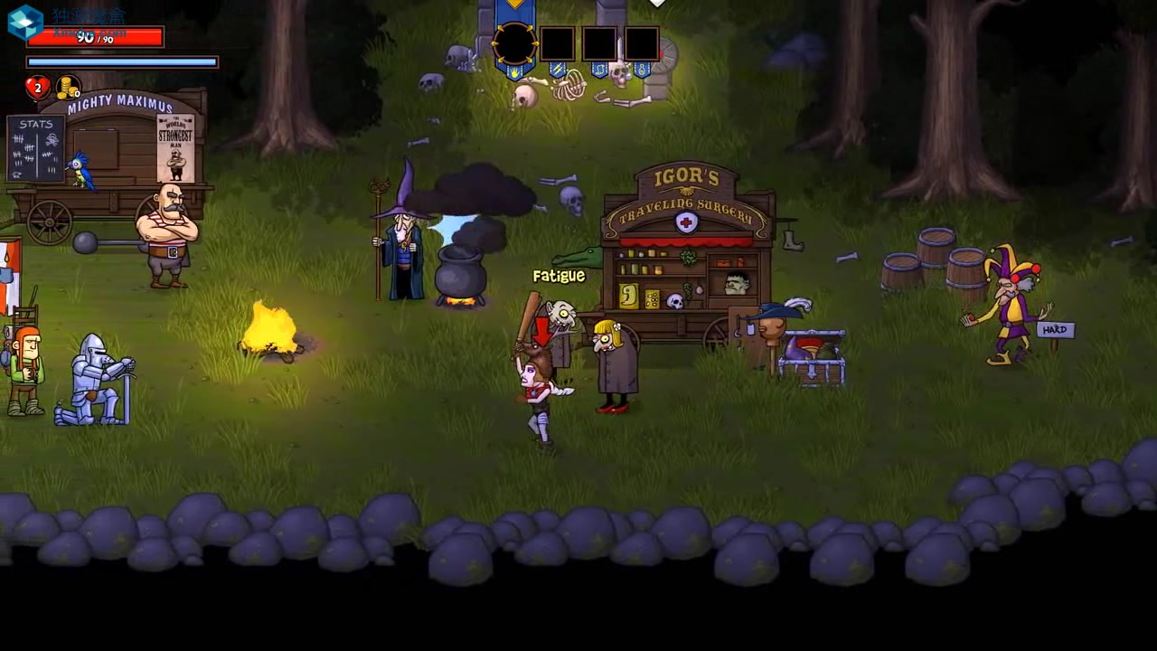 暴虐骑士rampageknights是一款由rakeingrass工作室推出的roguelike