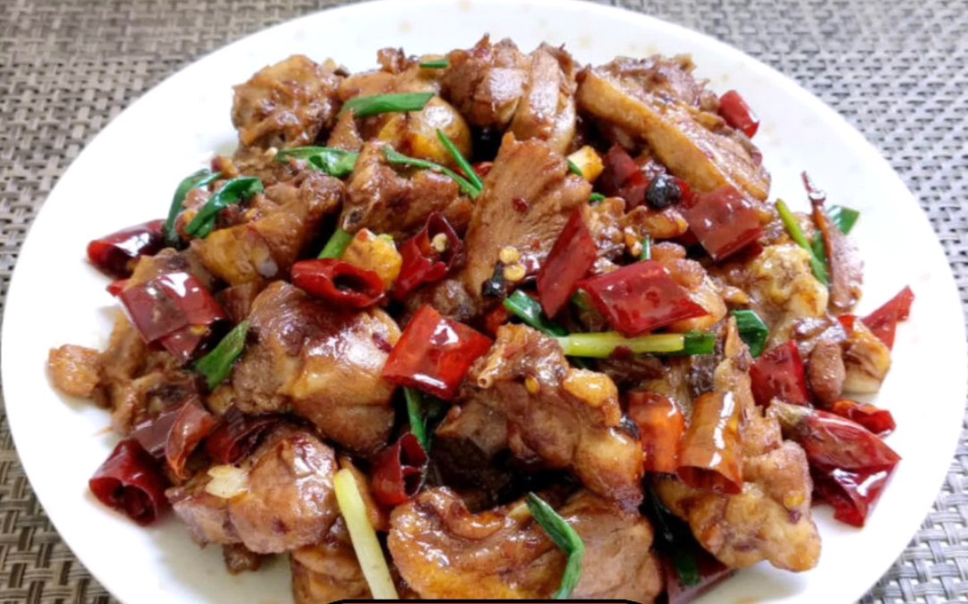 香辣炒鸭肉的制作方法