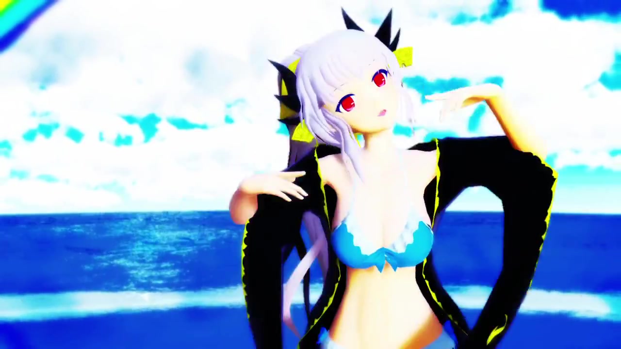 【fate mmd/fgo mmd】水着清姬酱的deep blue townへおいでよ