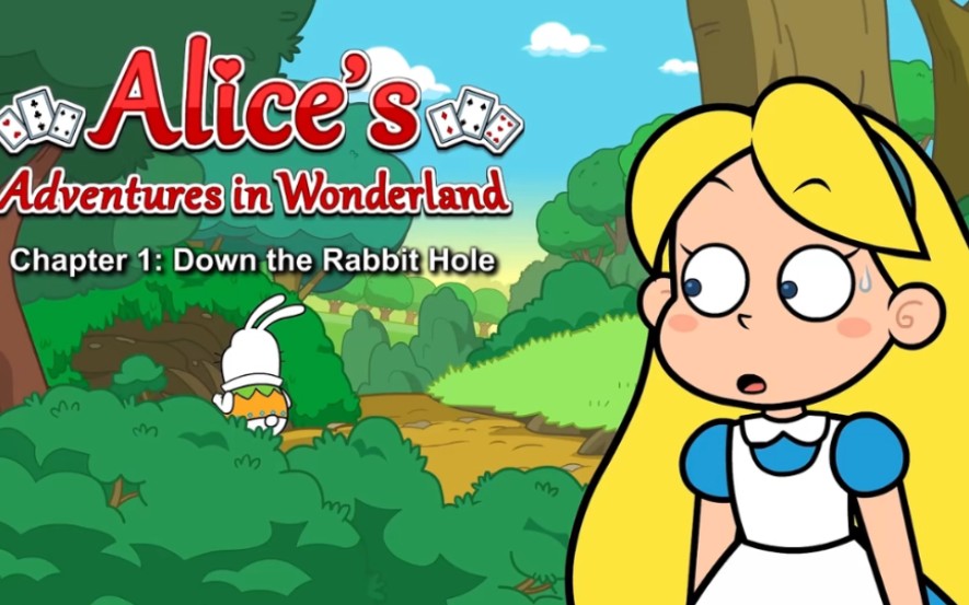 经典童话故事【爱丽丝梦游仙境 全24集】little fox英语分级动画,口语