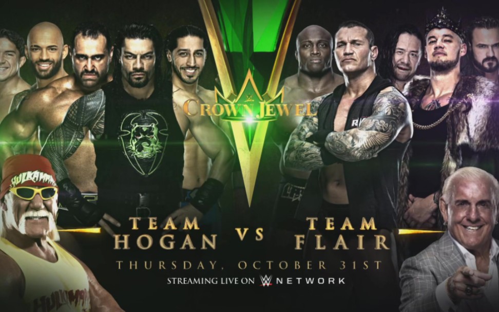 [图]【3.75★】Team Hogan vs. Team Flair – 2019.Crown Jewel