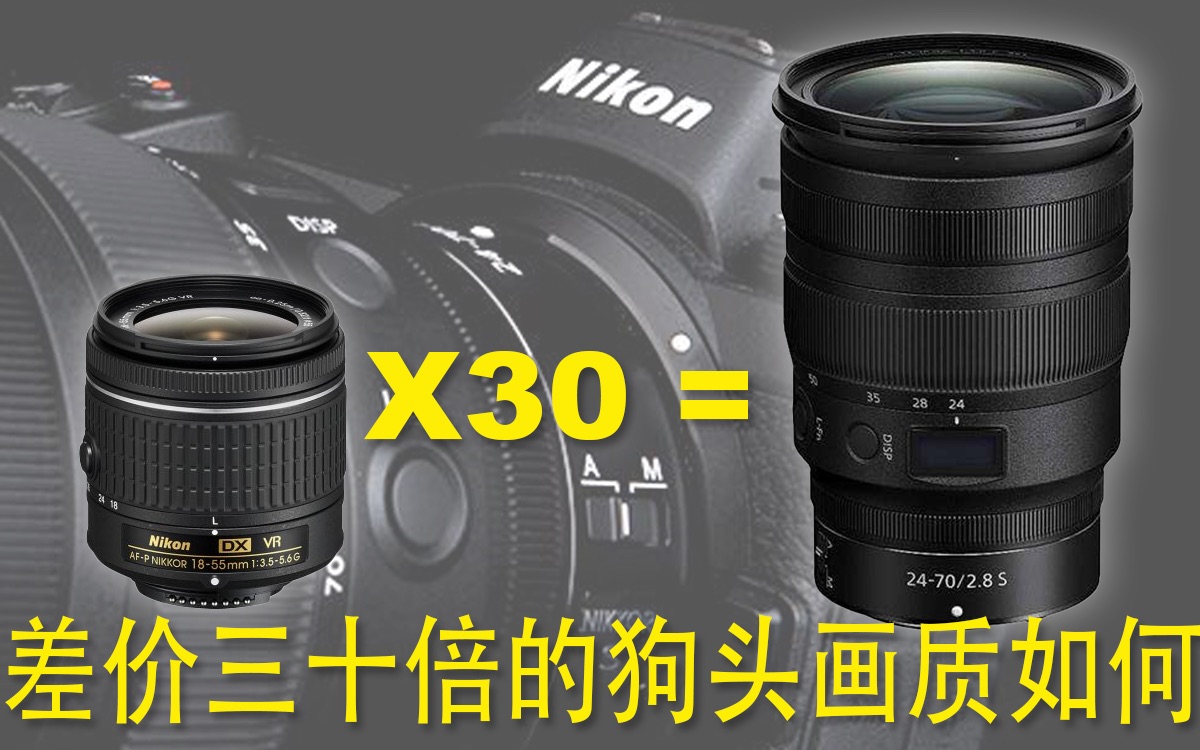 【硬核评测】画质对比尼康AFP 1855mm VR VS 2470 2.8S 拍视频首选?Z9 Z7 Z6II Z5 Zfc FTZ转接省钱方案哔哩哔哩bilibili