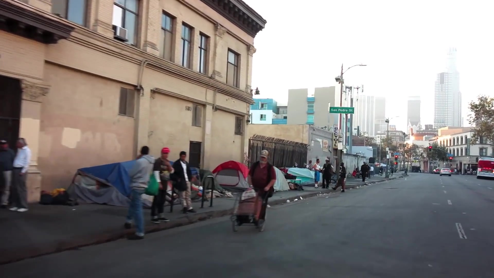 美国一梦· 洛杉矶 skid row街区