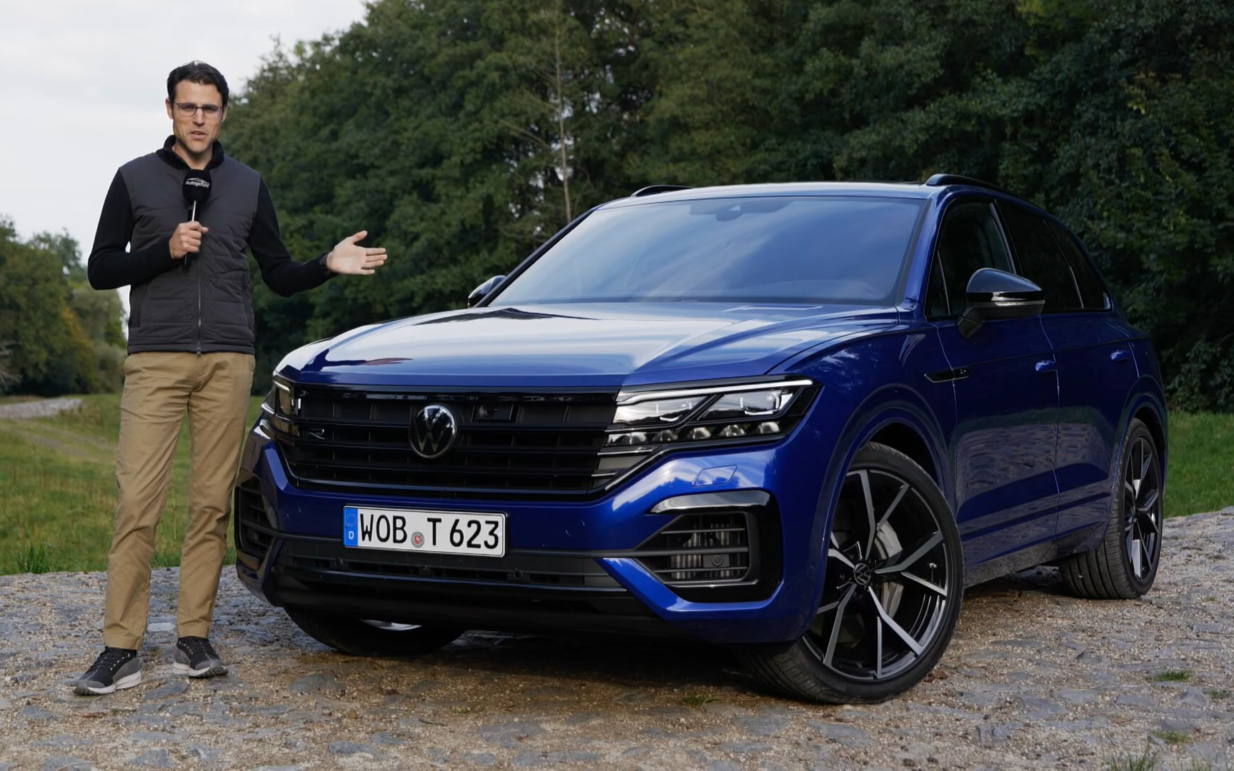 大众途锐r462hp插混性能版德国小伙带你极致深度评测